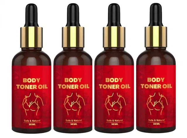 Body Toner Herbal Oil (30 ml, Pack of 4)