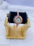 Feminine Fancy Diamond Watch Bracelets