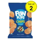 Fun Flips Mix Masala Potato Chips 42 g (Pack of 2)