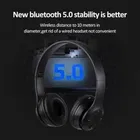 P47 6H Battery Backup Headphone, Black with Mic & FM+SD Card Support with 6 Hour Battery Backup