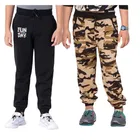 Cotton Blend Regular Fit Trackpants for Boys & Girls 
