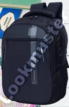 Nylon Backpack for Men & Women, Black