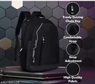 Polyester Backpack for Men & Women, Black