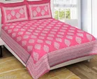 Cotton Queen Bedsheet with 2 Pillow Cover 
