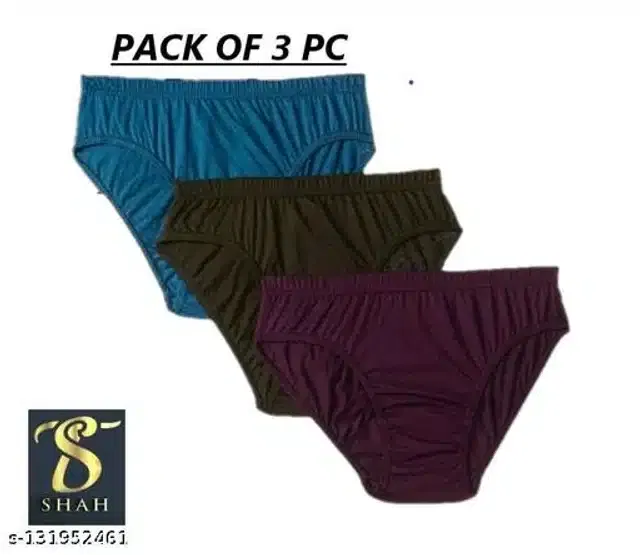 Cotton Briefs for Women (Multicolor, XL) (Pack of 3)