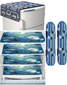 Knit 7 Pcs Fridge Cover Set 