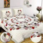 Jaipuri Cotton Double Bedsheet with 2 Pillow Covers | 80x90 Inch | Traditional Geometrical | Traditional Rajasthani Print