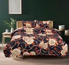 Polycotton Double Bedsheet with 2 Pillow Cover 