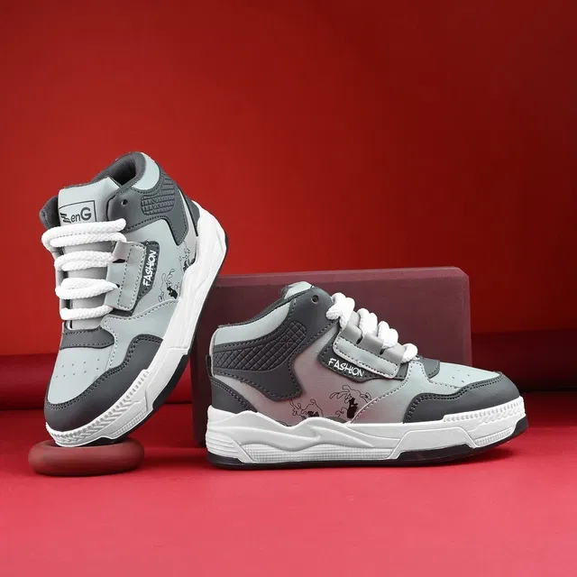 Sneakers for Boys, Grey (5)