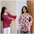 Floral Viscose Rayon Kurti for Women, Pack of 2 