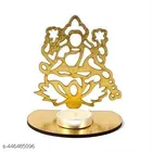 Wooden Sri Ganesh-Laxmiji Shadow Diya Holder 