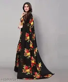 Georgette Abstract Saree for Women 