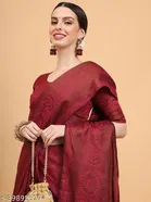 Banarasi Silk Zari Woven Saree for Women 