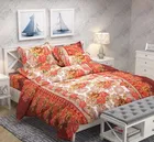 Polycotton Double Bedsheet with 2 Pillow Cover 