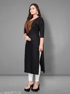 Rayon Solid Kurti for Women 