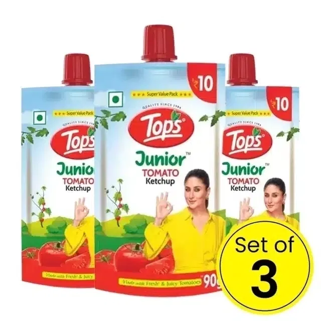 टॉप्स जूनियर टोमेटो केचप 3X80 g (सेट ऑफ़ 3)