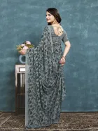 Georgette Printed Saree for Women 