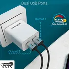PORTRONICS 12 W 2.4 A Wall Charger For Mobile With Detachable Cable 