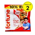 Fortune Mini Soya Chunks 2X40 g  (Pack of 2)