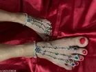 Anklets with Toe Ring for Women 