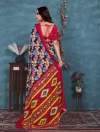 Georgette Printed Saree for Women 