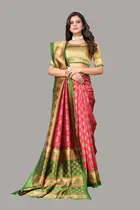 Printed Saree with Blouse Piece for Women 