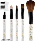 5in1 Compact Powder  5 Pics Makeup Brush And Spounge Puff
