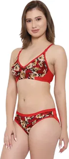 Cotton Blend Lingerie Set for Women 