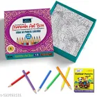 Harmony Design Mandala Art Boxx Part 4 – Discover the universe of mandalas with 18 unique designs and 10 colored pencils for a cosmic coloring experience!