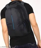 Polyester Backpack for Men & Women, Black