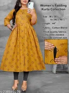 Bandhani Printed Maternity Kurti Set 