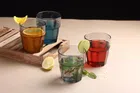 Unbreakable Plastic Water & Juice Glass Set (Pack of 6) (Multicolor, 300 ml)