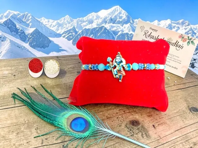 Metal Shiv Rakhi (Multicolor, Pack of 1)