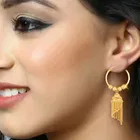 Oxidised Alloy Gold Plated Earrings for Women 
