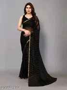 Chiffon Printed Saree for Women 