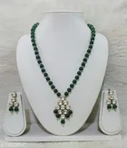 Beautiful Kundan Necklace Set for Women & Girls, Green