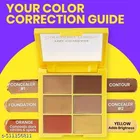 6 Color Concealer Palette, Multicolor, Pack of 1