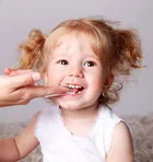 Silicone Finger Brush Tongue Cleaner for Baby Teething 