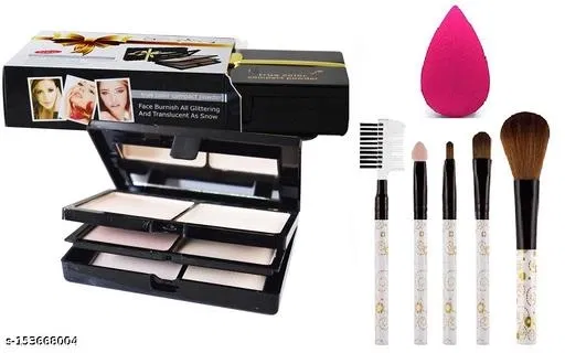 Face Makeup Combo, Multicolor, Set of 1