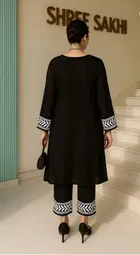 Chiffon Solid Kurta Set forwomen 