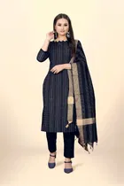 Jacquard Unstitched Dress Material for Women 