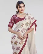 Art Silk Printed Saree for Women 