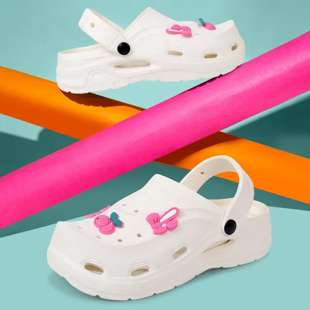 Clogs for Women (White, 5)