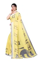 Saree with Unstitched Blouse for Women 