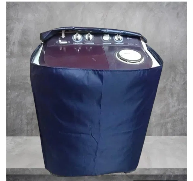 Polyester Washing Machine Cover (Blue)