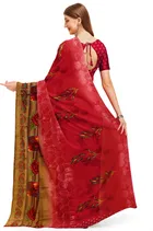 Georgette Printed Saree for Women 