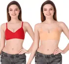 Cotton Blend Non Padded Bra for Women 