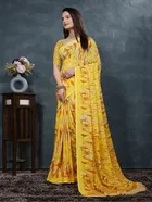 Georgette Printed Saree for Women 