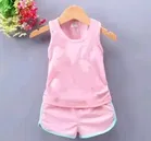 Hosiery Printed Clothing Set for Kids 