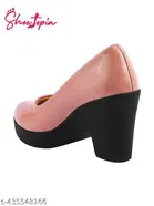 Shoetopia Block Heel Pointed Toe Sandals 